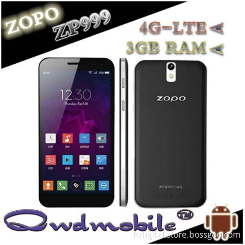 ZOPO ZP999 4G LTE Android 4.4 5.5 Inch FHD IPS 14MP 5MP Camera RAM 3GB ROM 32GB Cellphone